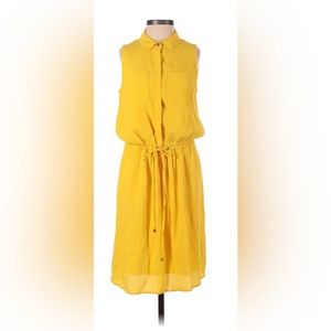 Banana Republic yellow shirt dress size 6